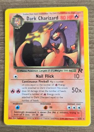 Dark Charizard, graded 9.0