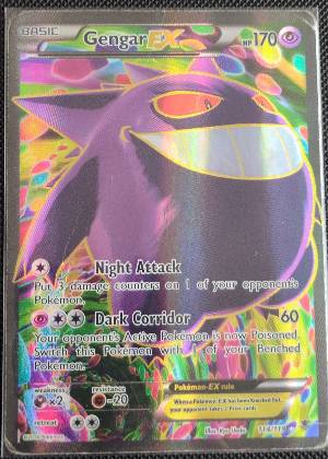 Gengar EX (114 Full Art) graded 7