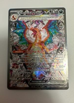 Charizard ex, graded 9.5