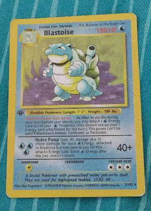 Blastoise, graded 8.0
