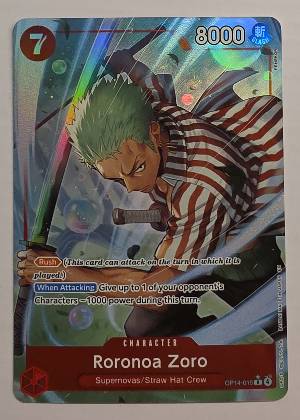 Roronoa Zoro, graded 9.5