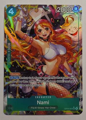 Nami (Alternate Art), graded 9.5