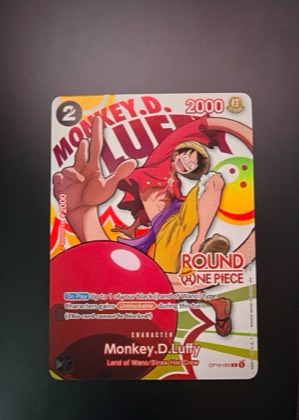 Monkey.D.Luffy (Round 1 Promo), graded 9.5