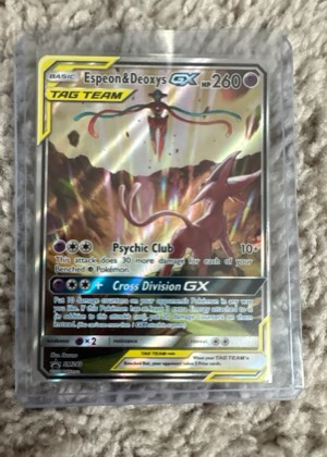 Espeon & Deoxys GX - SM240 graded 8.5