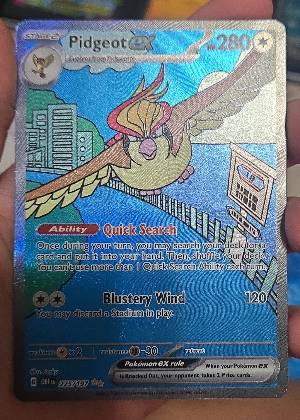 Pidgeot ex, graded 3.0