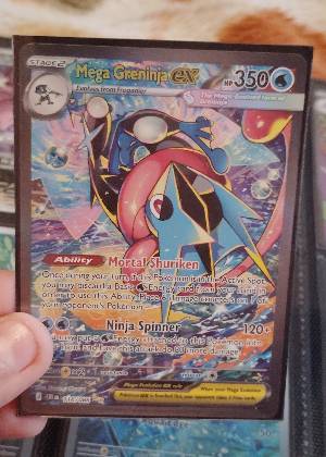 Mega Greninja ex, graded 9.0