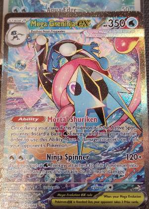 Mega Greninja ex, graded 8.0
