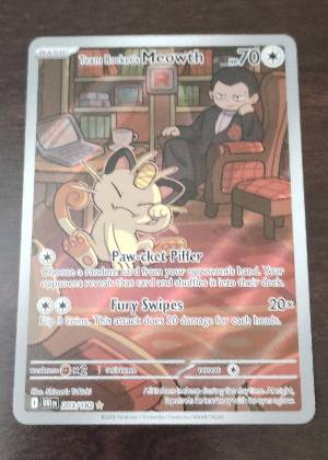 Team Rocket's Meowth, graded 9.0