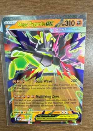 Mega Zygarde ex graded 9