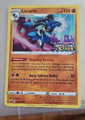 Lucario - SWSH186, graded 9.0