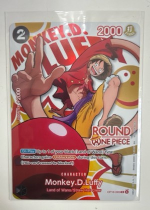 Monkey.D.Luffy, graded 9.5