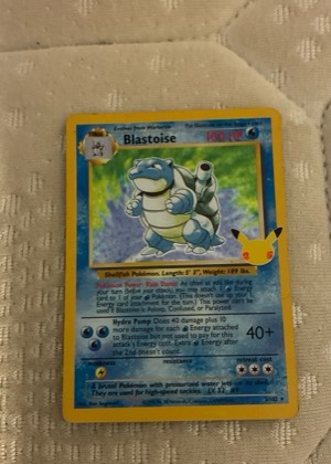 Blastoise, graded 4.0