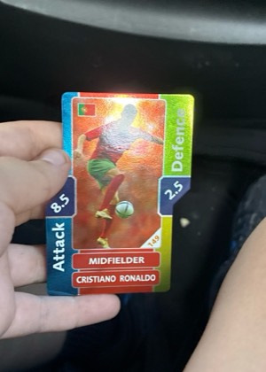 Cristiano Ronaldo, graded 8.5