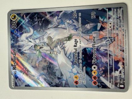 N's Reshiram, graded 9.0