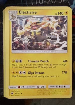 Electivire, graded 8.0