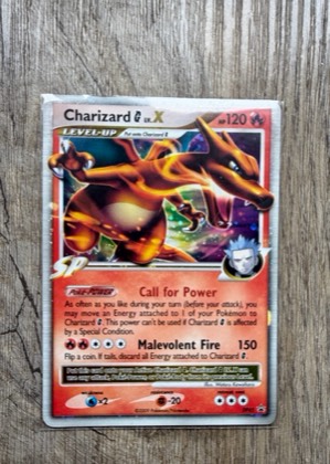 Charizard G LV.X - DP45, graded 8.0