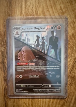 Team Rocket's Dugtrio, graded 9.5