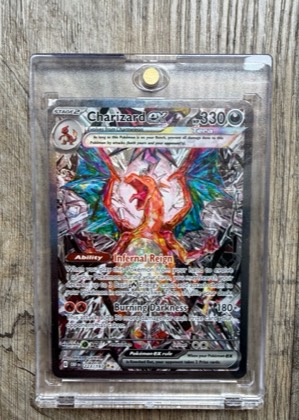 Charizard ex, graded 9.5