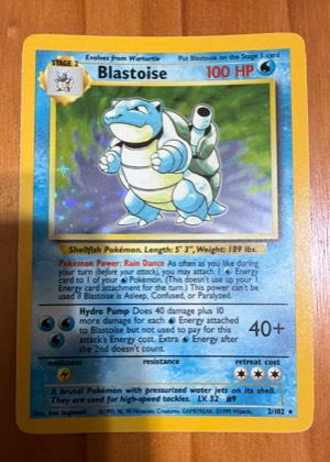 Blastoise graded 8
