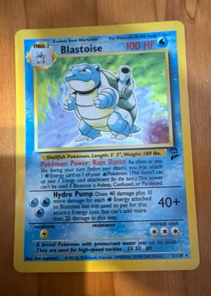 Blastoise, graded 9.0