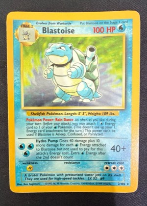 Blastoise graded 8.5