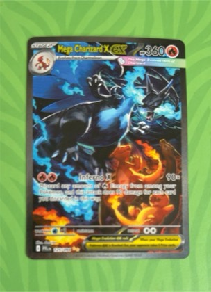 Mega Charizard X ex graded 6 & below