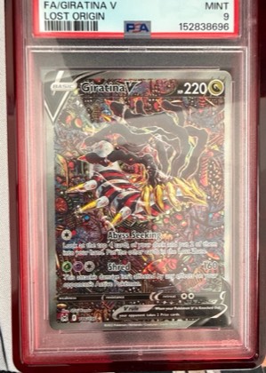 Giratina V (Alternate Full Art), graded 9.0