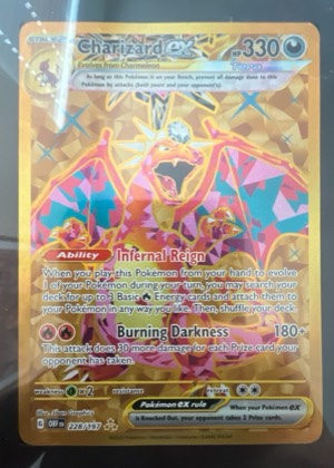 Charizard ex graded 9