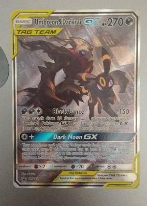 Umbreon & Darkrai GX graded 8