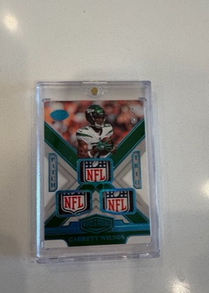 2023 Panini Plates & Patches Garrett Wilson, graded 9.0