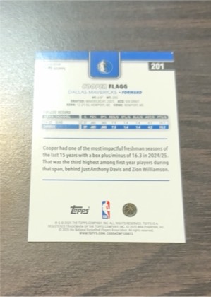 Cooper Flagg graded 8
