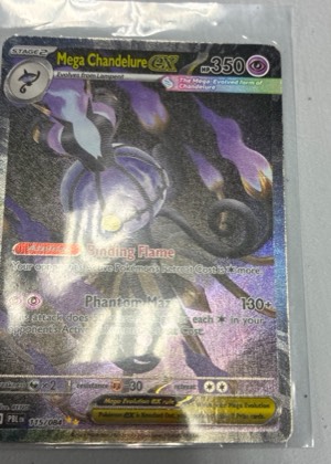 Mega Chandelure ex, graded 9.0