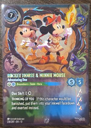 Mickey Mouse & Minnie Mouse, graded 9.0