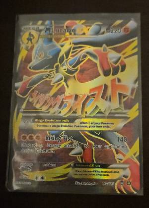 M Lucario EX - 55a/111, graded 9.0