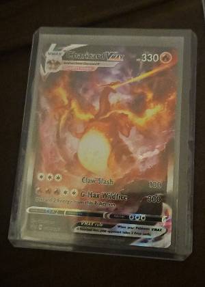 Charizard VMAX (Secret), graded 9.0