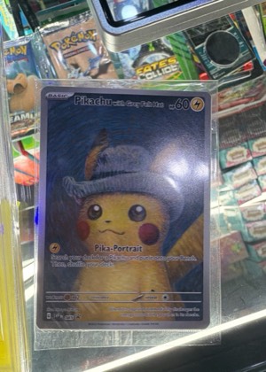 Pikachu with Grey Felt Hat, graded 8.0