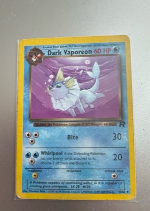 Dark Vaporeon, graded 7.5