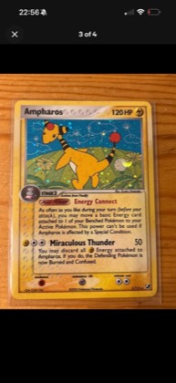 Ampharos, graded 8.0