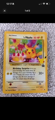 ______'s Pikachu, graded 8.5