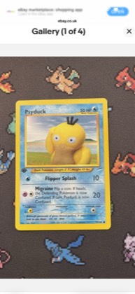 Psyduck, graded 7.0