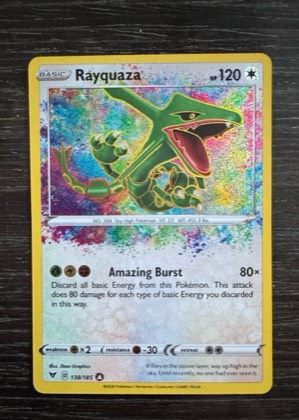 Rayquaza, graded 9.0