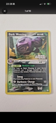 Dark Weezing, graded 8.5