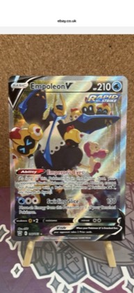 Empoleon V (Alternate Full Art), graded 8.5