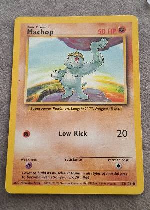 Machop, graded 7.0