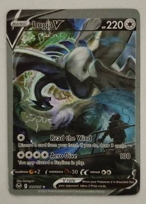 Lugia V (Alternate Full Art), graded 8.5