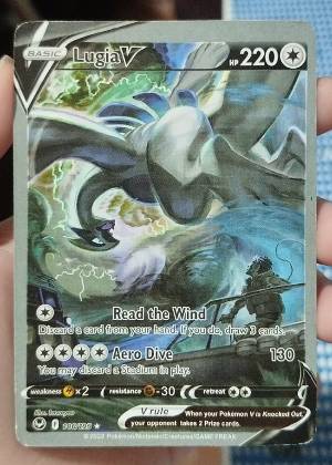 Lugia V (Alternate Full Art), graded 9.0