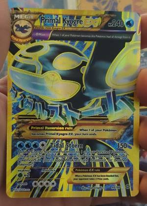 Primal Kyogre EX (Shiny Full Art) graded 6 & below