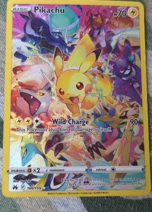 Pikachu (Secret), graded 9.5