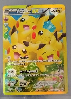 Pikachu (Full Art), graded 8.0