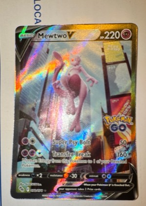 Mewtwo V, graded 8.5